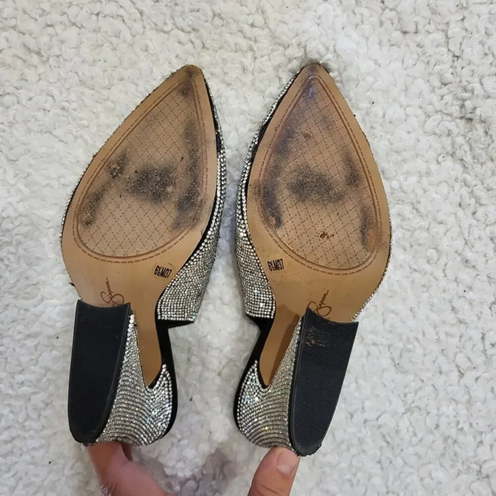 Jessica Simpson Jiles Pointed Toe Pump heel shoes Womens size 6.5